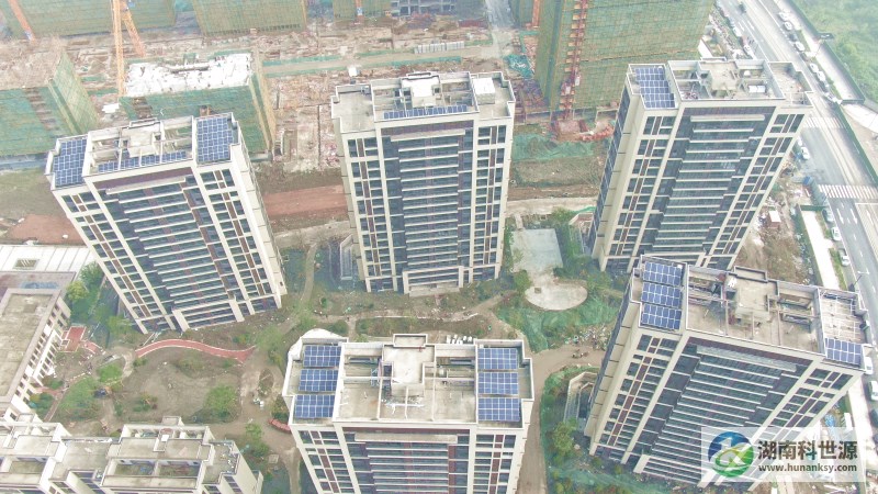 健康城（溫泉島）大區高層住宅光伏發電系統工程