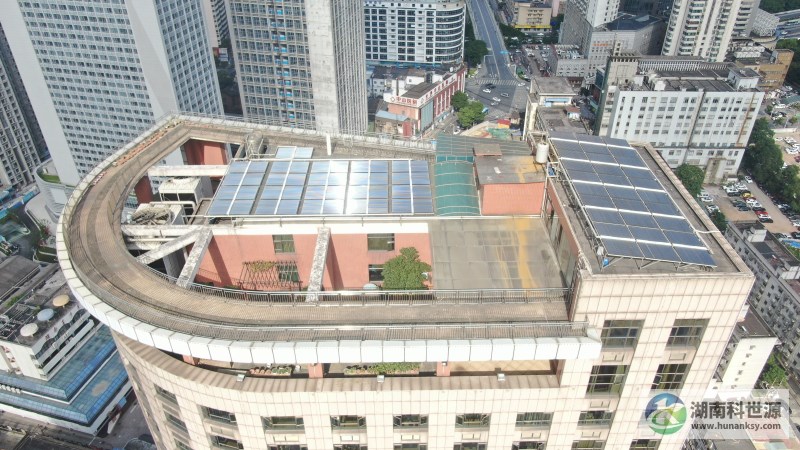 長沙泉昇酒店太陽能熱水系統工程
